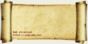 Janko Sebić vizit kartica